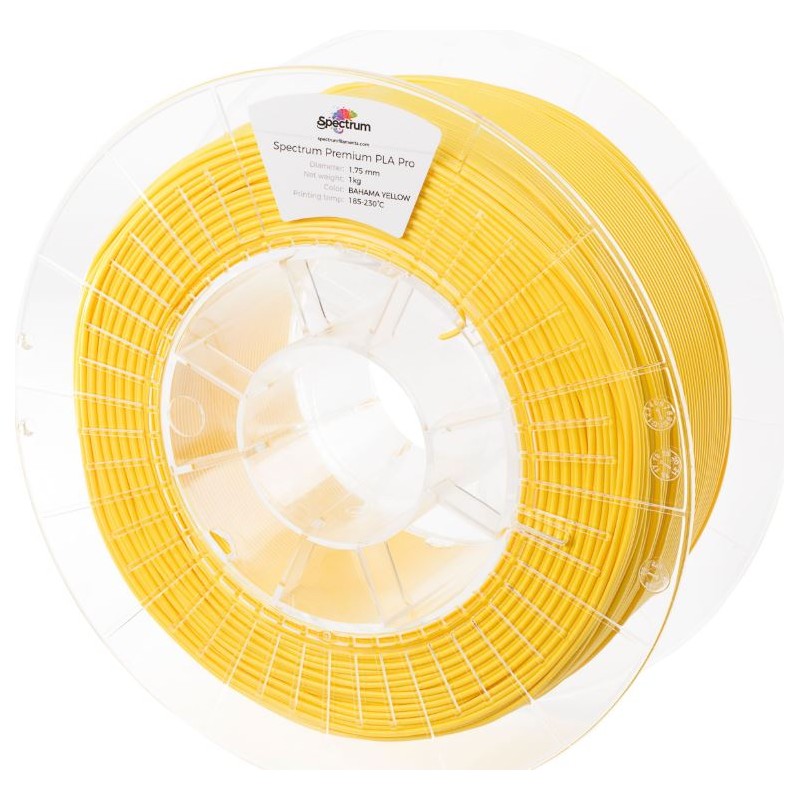 Spectrum 3D Filament / PLA Pro / 1,75mm / Bahama Yellow / Geld / 1kg - 167560 - 2