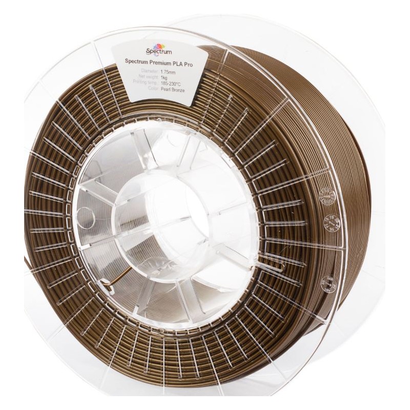 Spectrum 3D Filament / PLA Pro / 1,75mm / Pearl Bronze / Bronze / 1kg - 167564 - 2