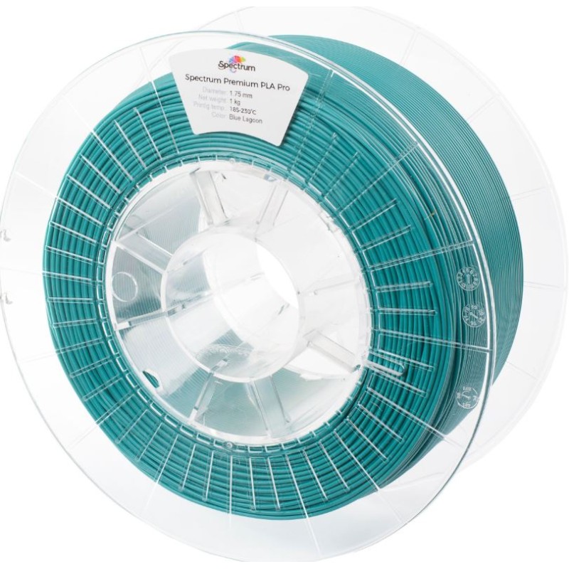 Spectrum 3D Filament / PLA Pro / 1,75mm / Blue Lagoon / Blau / 1kg - 167572 - 2