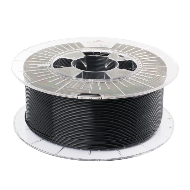 Spectrum 3D Filament / PET-G Premium / 1,75mm / Deep Black / Schwarz / 1kg - 167594 - 1