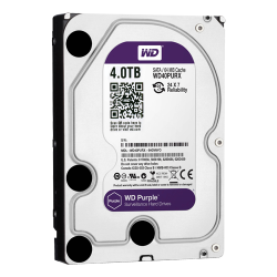 Festplatte - Kapazität 4 TB - SATA-Schnittstelle 6 GB/s - Modell WD40PURX - Speziell für Videorekorder - Lose oder in DVR instal