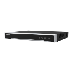 Hikvision - Pro Reihe - NVR-Rekorder 16 CH IP PoE 150 W - Maximale Auflösung 8Mpx@1ch - Bandbreite 160 Mbps | Unterstützt 2 Fest