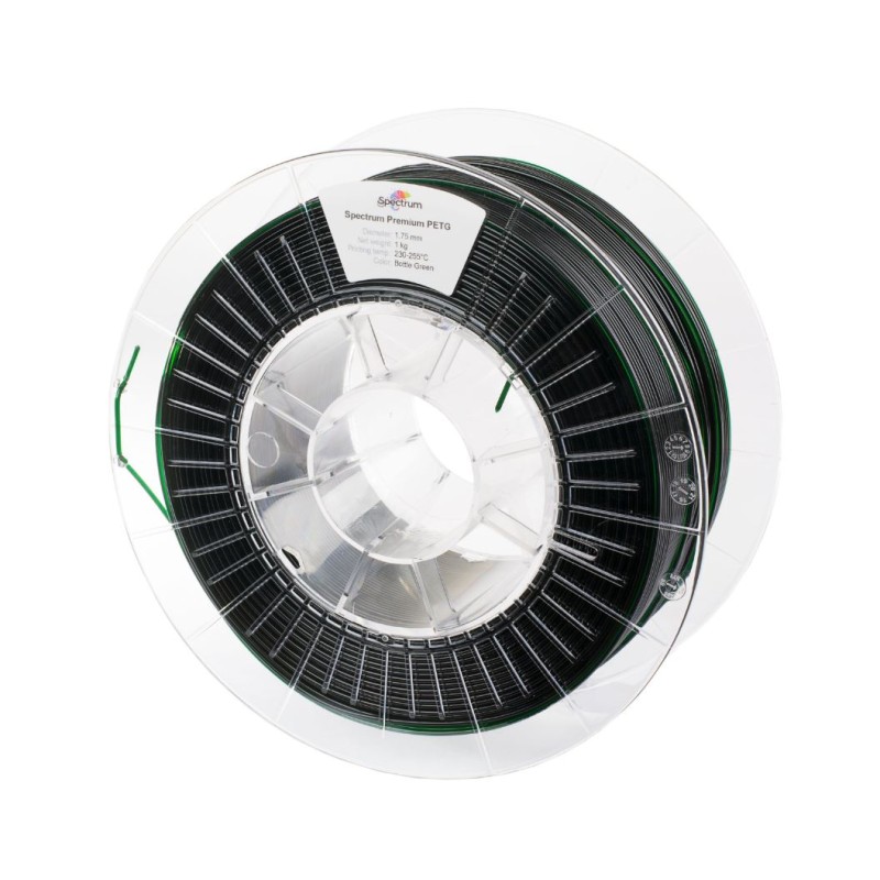 Spectrum 3D Filament / PET-G Premium / 1,75mm / Bottle Green / Grün / 1kg - 167596 - 3