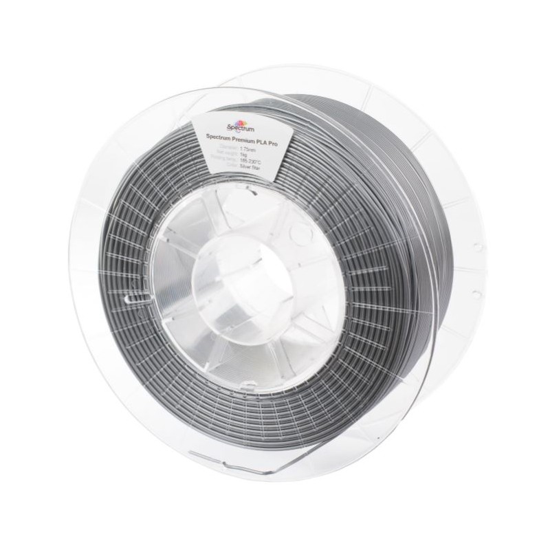 Spectrum 3D Filament / ABS smart / 1,75mm / Silver Start / Silber / 1kg - 167617 - 2