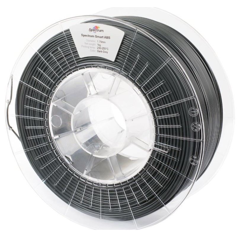 Spectrum 3D Filament / ABS Smart / 1,75mm / Dark Grey / Dunkelgrau / 1kg - 167618 - 2