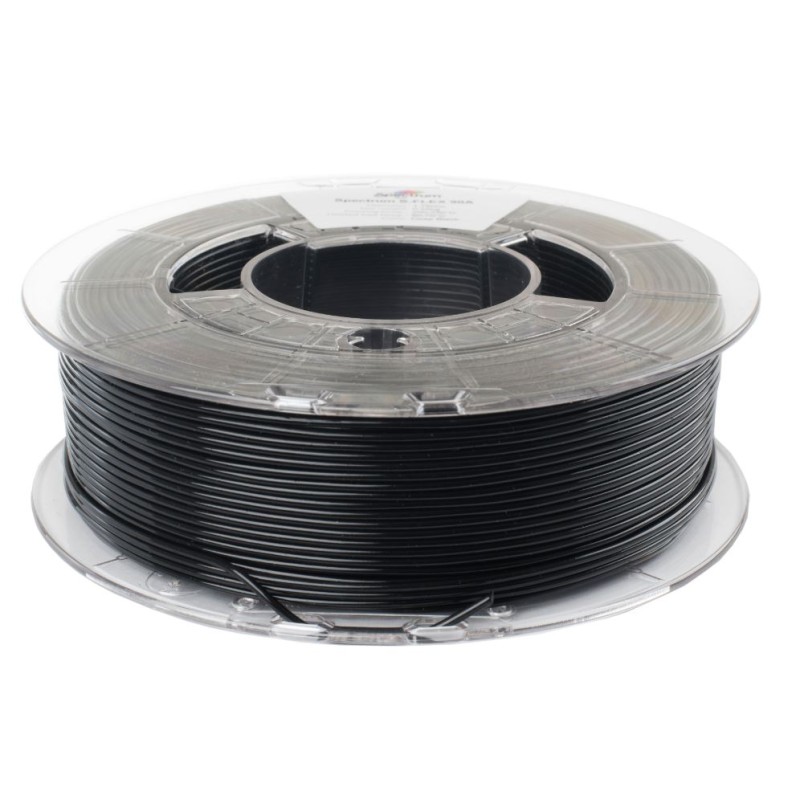 Spectrum 3D Filament / TPU S-Flex 90A / 1,75mm / Deep Black / Schwarz / 0,5kg - 167638 - 1