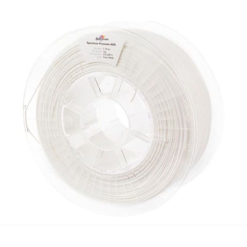 Spectrum 3D Filament / ASA 275 / 1,75mm / Polar White / Weiß / 1kg - 181636 - 2