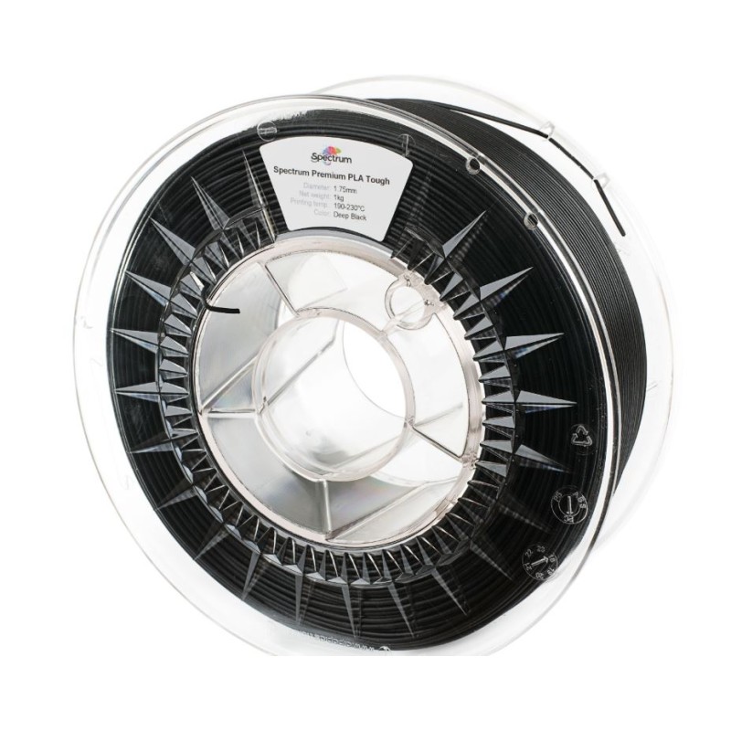 Spectrum 3D Filament / ASA 275 / 1,75mm / Deep Black / Schwarz / 1kg - 181637 - 2
