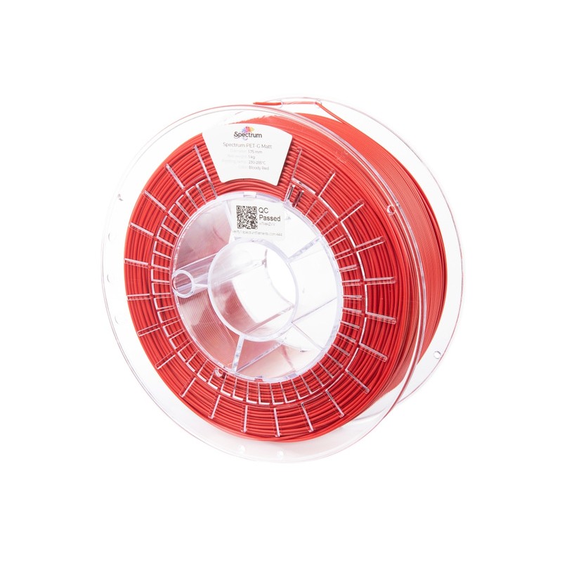 Filament Spectrum · PET-G MATT · BLOODY RED (RAL 3020) · 1.75mm · 1kg - 240379 - 1