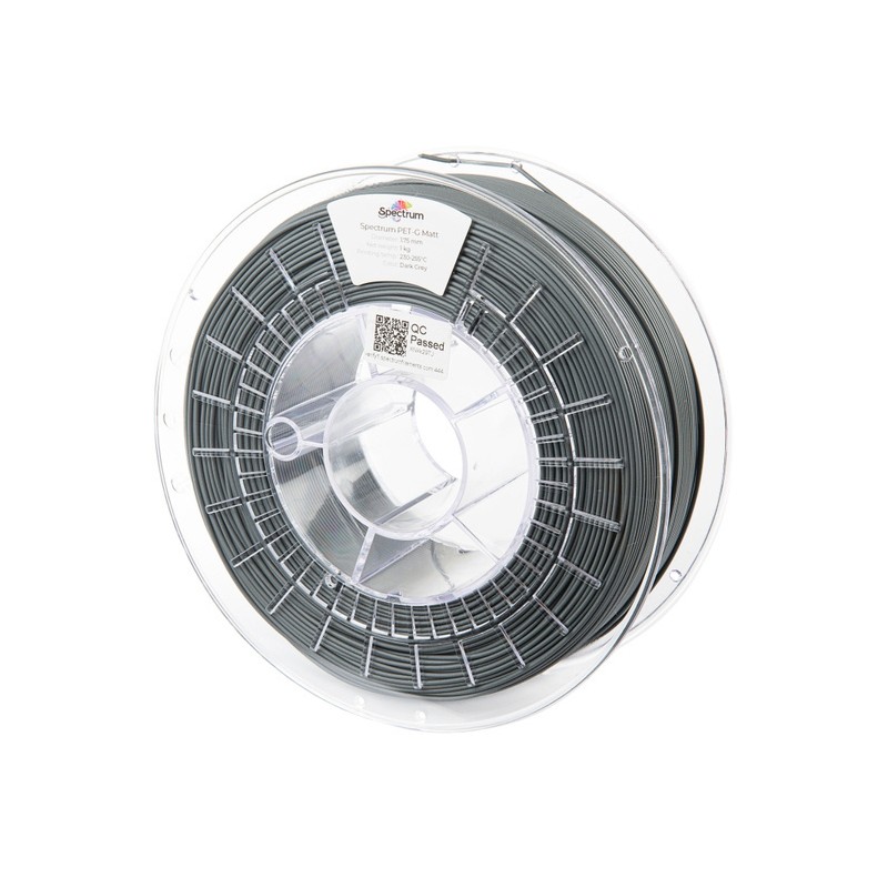 Filament Spectrum · PET-G MATT · DARK GREY (RAL 7011) · 1.75mm · 1kg - 240381 - 1