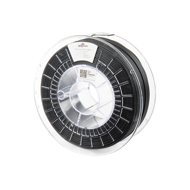Filament Spectrum · PET-G MATT · DEEP BLACK (RAL 9017) · 1.75mm · 1kg - 240382 - 1