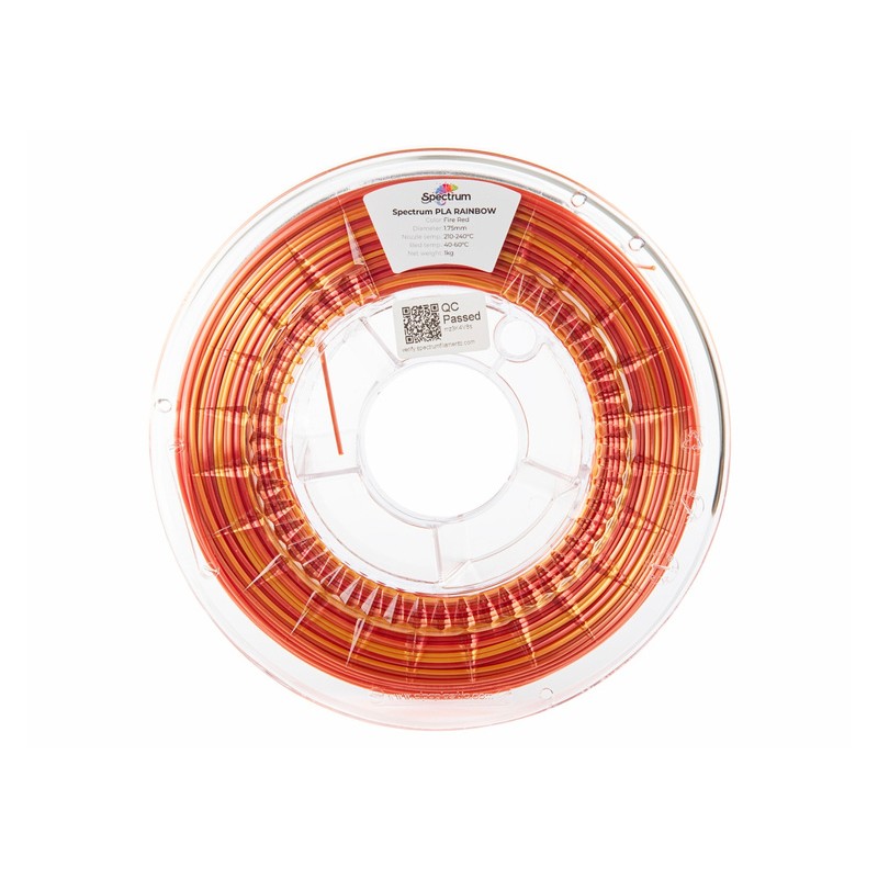 Spectrum Filament · PLA SILK Rainbow · FIRE RED · 1.75mm · 1kg - 240390 - 4