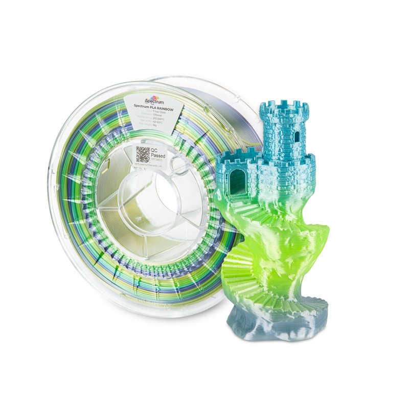 Spectrum Filament · PLA SILK Rainbow · FROST GLOSS · 1.75mm · 1kg - 240391 - 1