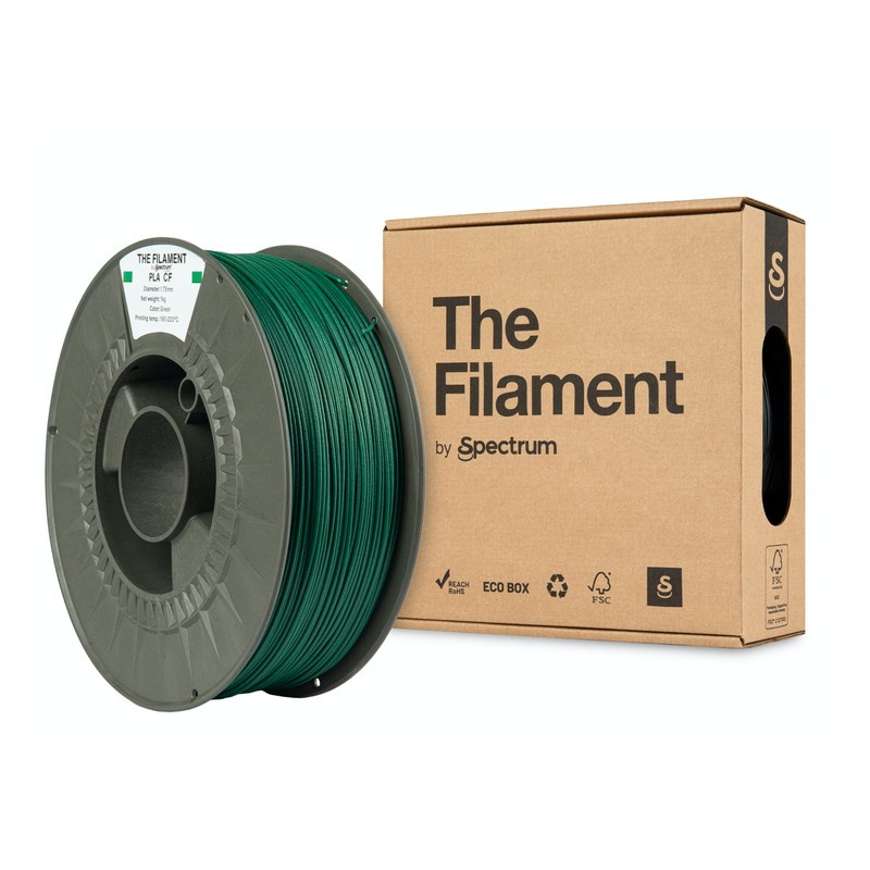 The Filament PLA CF GREEN 1.75mm 1kg - 240402 - 1