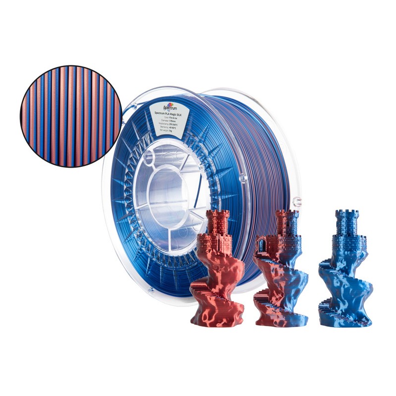Filament Spectrum · PLA Magic SILK · FIRE & ICE · 1.75mm · 1kg - 240409 - 1