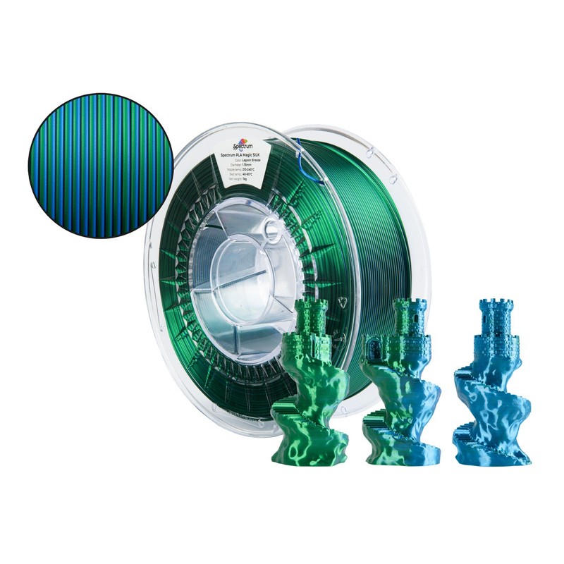 Filament Spectrum · PLA Magic SILK · LAGOON BREEZE · 1.75mm · 1kg - 240412 - 1