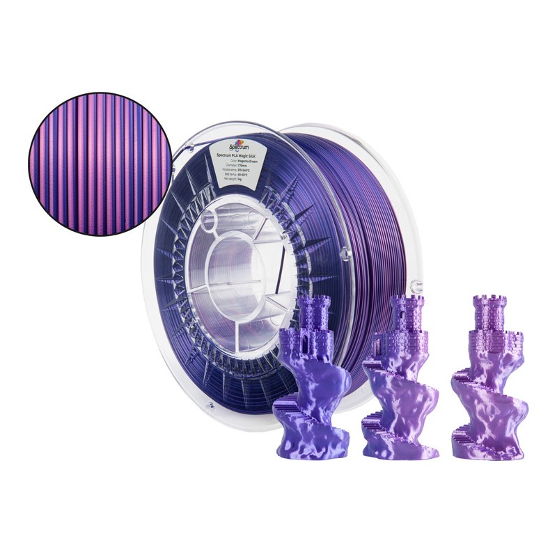 Filament Spectrum · PLA Magic SILK · MAGENTA DREAM · 1.75mm · 1kg - 240414 - 1