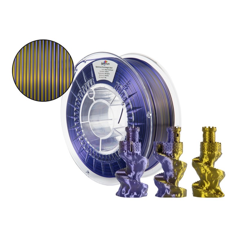 Filament Spectrum · PLA Magic SILK · ROYAL AMETHYST · 1.75mm · 1kg - 240418 - 1