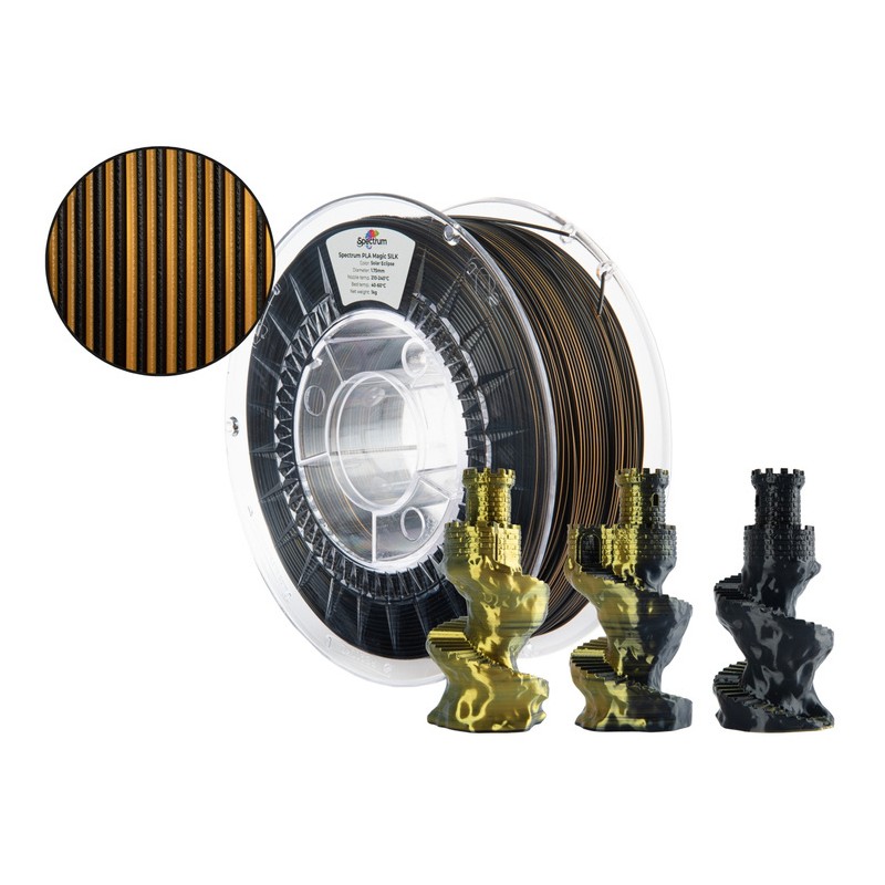 Filament Spectrum · PLA Magic SILK · SOLAR ECLIPSE · 1.75mm · 1kg - 240419 - 2