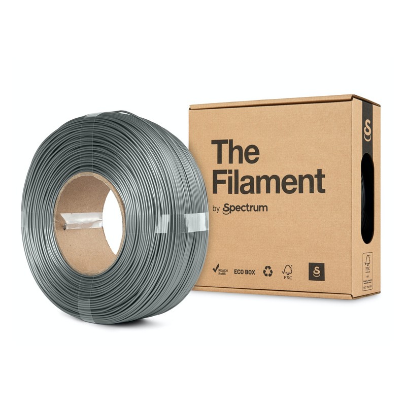 The Filament · ReFill PETG · SILVER ALUMINIUM · 1.75mm · 1kg - 240431 - 1
