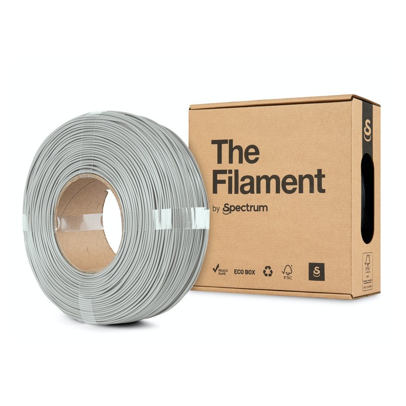 The Filament · ReFill PLA · SILVER ALUMINIUM · 1.75mm · 1kg - 240445 - 1