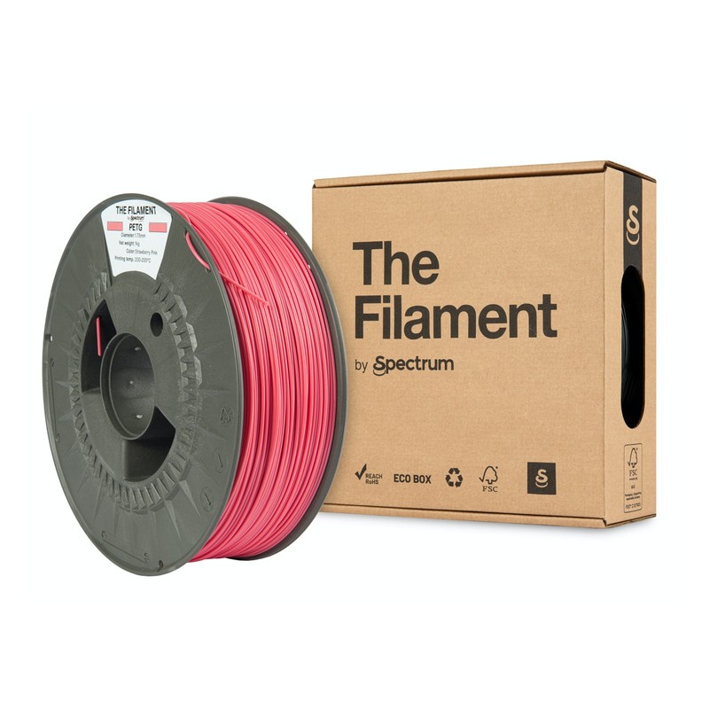 The Filament · PETG · STRAWBERRY PINK · 1.75mm · 1kg - 240461 - 3