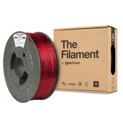 The Filament · PETG · TRANSPARENT RED · 1.75mm · 1kg - 240464 - 1