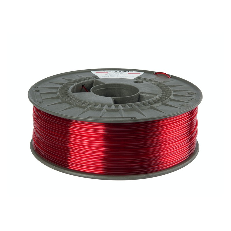 The Filament · PETG · TRANSPARENT RED · 1.75mm · 1kg - 240464 - 3