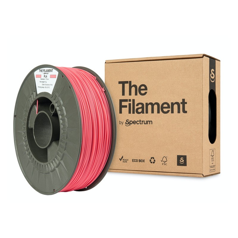 The Filament PLA STRAWBERRY PINK 1.75mm 1kg - 240476 - 1