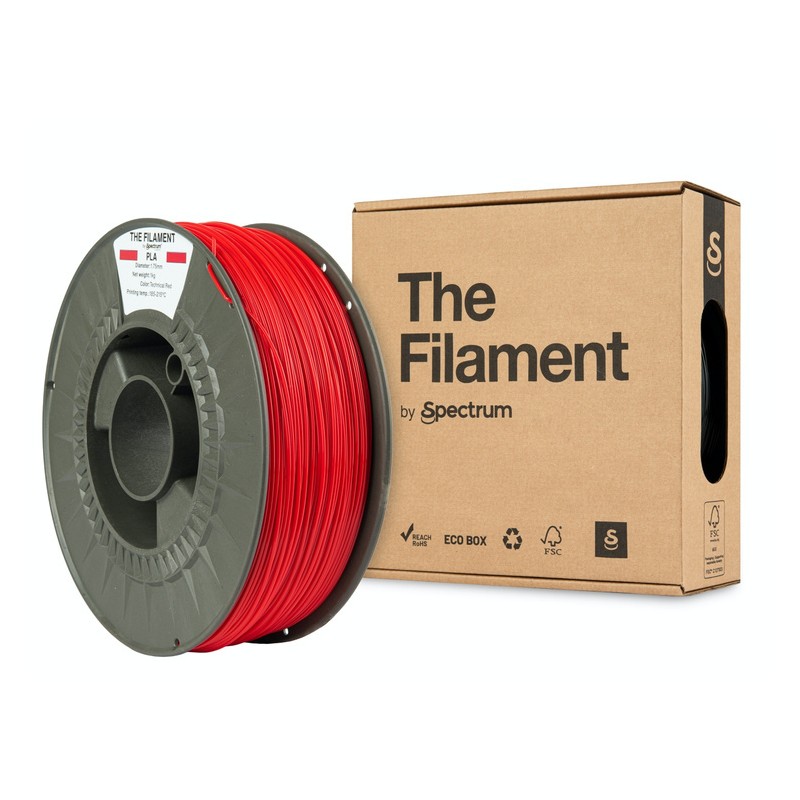 The Filament · PLA · TECHNICAL RED · 1.75mm · 1kg - 240477 - 1