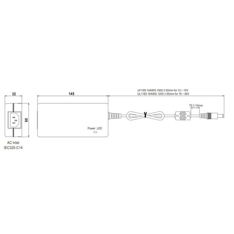 Mean Well Netzteil - 24V 120W Adapter Stecker - 246888 - 3