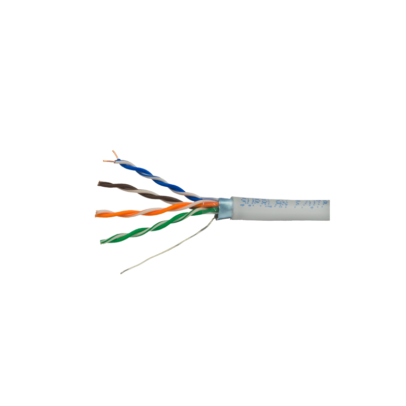 FTP cable - Category 5E - Roll of 305 meters - Gray color - Diameter 5.5 mm - Compatible with Balune FTP5E-300 SAFIRE 1 -