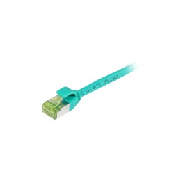 Patchkabel RJ45, CAT6A 500Mhz, 7.5m, grün, S/FTP, slimline rund d4,5mm, TPE/LSZH(Superflex), AWG28, mit CAT7 Rohkabel, Synergy 2