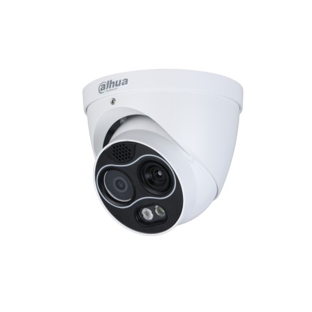 Dahua IP Thermal Eyeball Camera, 4MP, 2mm, IR 30m - DH-TPC-DF1241P-D2F2 - 1