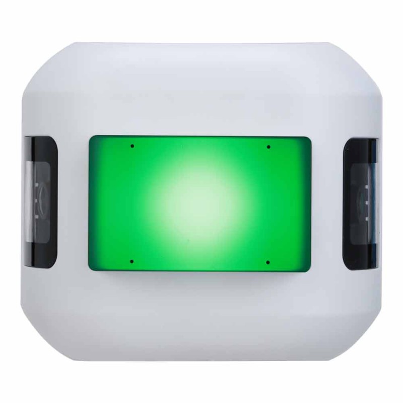 Dahua IP parking lot camera, with indicator, 4 MP, 2.8 mm, IP54, white - DHI-ITC414-PH5B-TF2-POE - 1