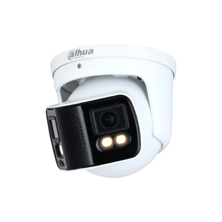 Dahua IP-Eyeball-Dual-Lens-Kamera, Full Color, Splicing, 2×4MP, 3,6mm fix, IR 40m, WizMind - DH-IPC-PDW5849P-A180-E2-ASTE-0360B 