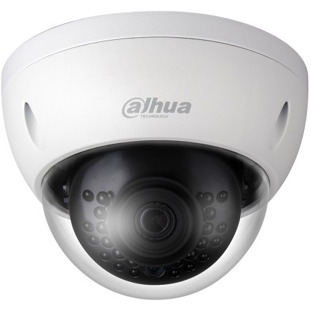 Dahua Entry IP dome camera, 4 MP, 2.8 mm, IR 30 m, IK10, IP67, white - DH-IPC-HDBW1431EP-0280B-S4 - 1
