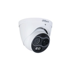 Dahua IP thermal eyeball camera, 4 MP, 7/8 mm, IR 30 m, IP67, white - DHI-TPC-DF1241-TB7F8-DW-S2-M - 1