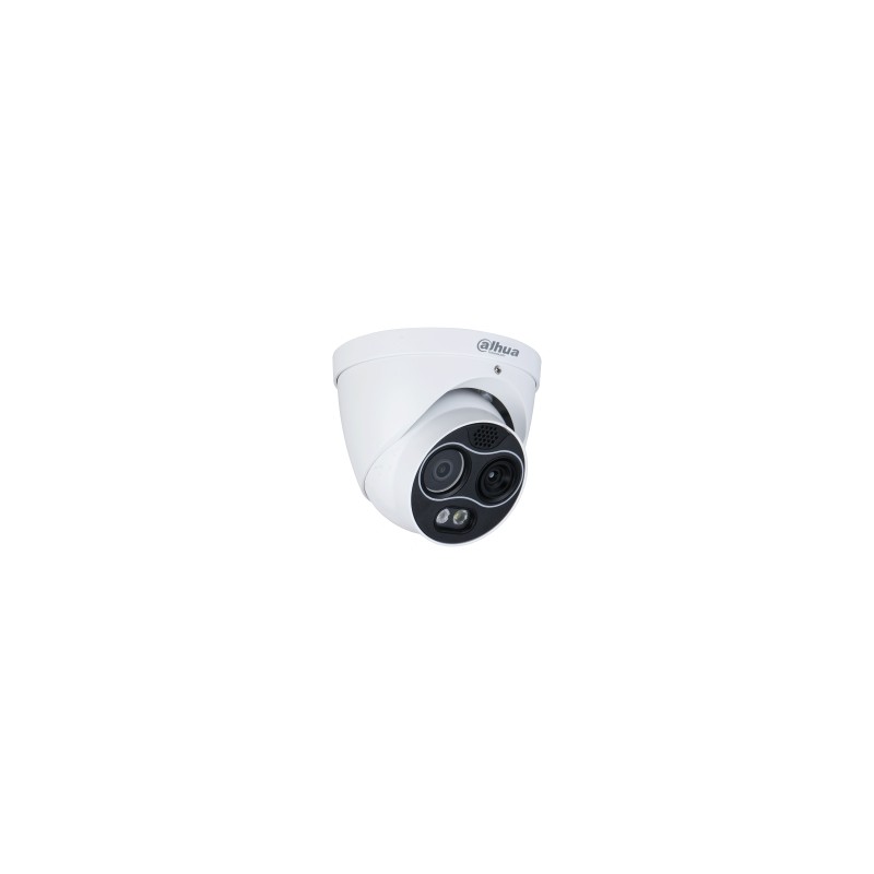 Dahua IP-Thermal-Eyeball-Kamera, 4 MP, 7/8 mm, IR 30 m, IP67, weiss - DHI-TPC-DF1241-TB7F8-DW-S2-M - 1