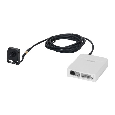 Dahua IP-Gerät und 4 MP Pinhole Linse-Set, 2,8 mm, schwarz, versteckt - DH-KIT/IPC-HUM8441P-E1-L5-0280B - 1