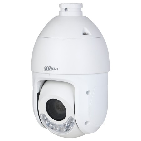 Dahua IP-PTZ-Dome-Kamera, 4 MP, 5 - 125 mm, IR 100 m, IP66, weiss - DH-SD4E425GB-HNR-A-PV1 - 1