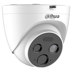 Dahua IP dome camera, flame detection, 4 MP, 1.2 mm, IR 15 m, IP66, white - DHI-HY-FT431LDP-TD1F4 - 1