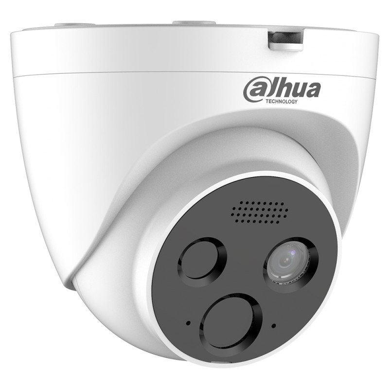 Dahua IP dome camera, flame detection, 4 MP, 1.2 mm, IR 15 m, IP66, white - DHI-HY-FT431LDP-TD1F4 - 1