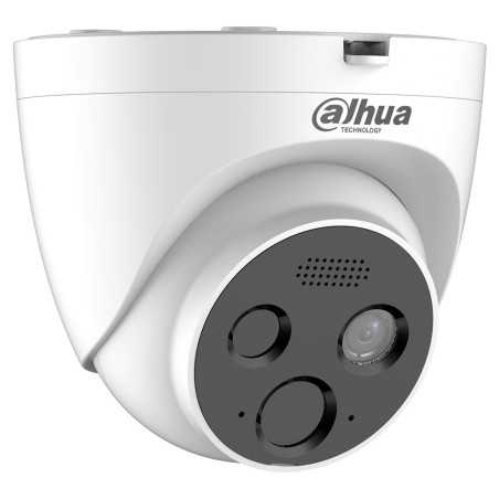 Dahua IP dome camera, flame detection, 4 MP, 1.2 mm, IR 15 m, IP66, white - DHI-HY-FT431LDP-TD1F4 - 1