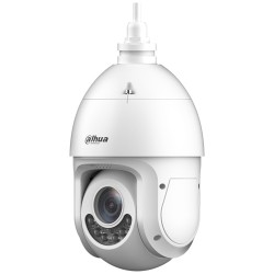 Dahua IP-PTZ-Dome-Kamera, 8 MP, 5 - 125 mm, IR 100 m, IP66, weiss - DH-SD4E825GB-HNR-A-PV1 - 1