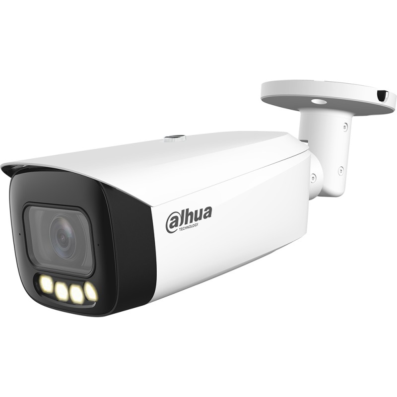 Dahua IP bullet camera, 8 MP, 3.6 mm, IR 60 m, IP67, white - DH-IPC-HFW5849T1P-ASE-LED-0360B-S2 - 1