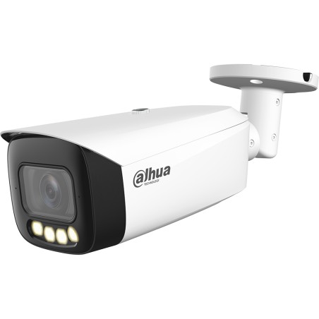 Dahua IP bullet camera, 8 MP, 3.6 mm, IR 60 m, IP67, white - DH-IPC-HFW5849T1P-ASE-LED-0360B-S2 - 1