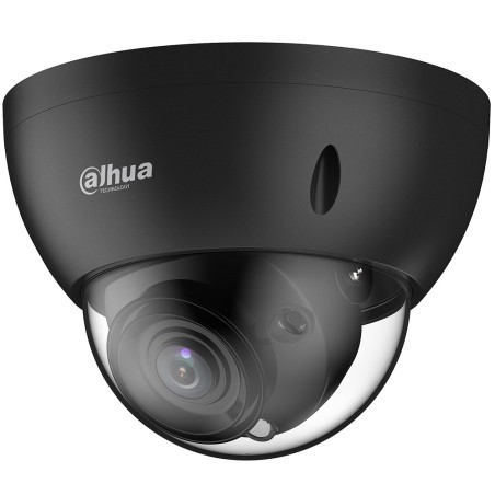 Dahua IP-Dome-Kamera, 5MP, 2,7 - 13,5 mm, IR 40 m, IP67, IK10, schwarz - DH-IPC-HDBW5541EP-ZE-27135-DC12AC24V-S3-B - 1