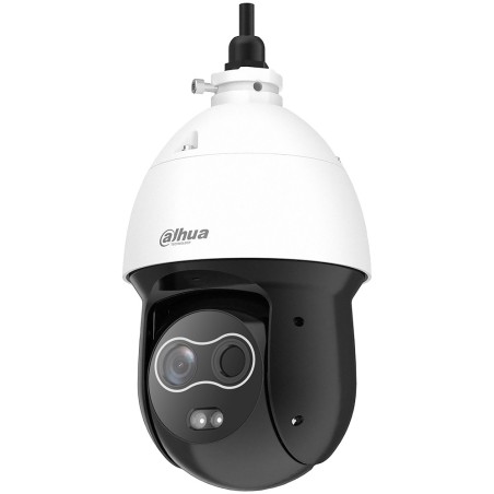 Dahua IP-Thermal-Speed-Dome-Kamera, 4 MP, 7/8 mm, IP66, weiss - DHI-TPC-SD2241-B7F8-DW-S2 - 1