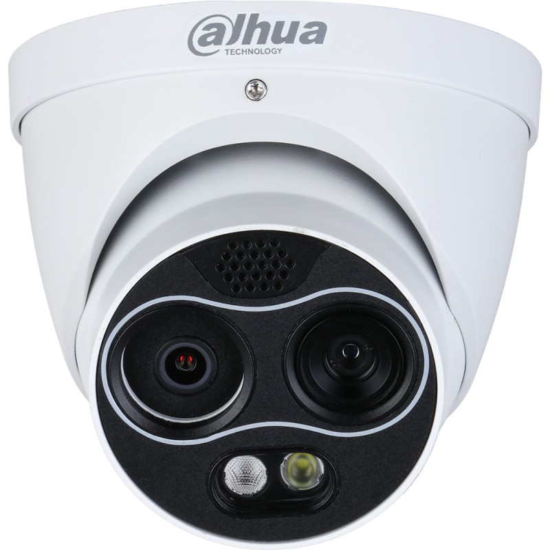 Dahua IP-Thermal-Eyeball-Kamera, 4 MP, 3,5/4 mm, IR 30 m, IP67, weiss - DHI-TPC-DF1241-B3F4-DW-S8 - 1